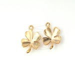 PDT-203-MG【2個入り】四葉のクローバーペンダント,Four Leaf Clover Pendant