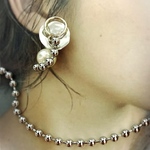151シルバーシンプルピアス　イヤリング