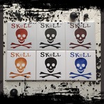 北欧スタイル＊タイル雑貨『SkuLL』ドクロ【 ｉ- con Design 100 tile 】◆3枚以上まとめ買い 送料無料！