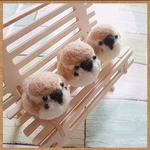 再販11〜12羽目すずめ (羊毛フェルトが多め)