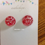 桃色 菜の花 ピアス.イヤリング