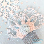 水引 ヘアコーム   雪の華