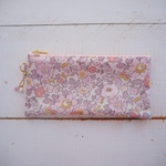 ★One side all skeleton pen case　LIBERTY　ベッツィ　ゾゾモーイ　メタリック　ZOZO MOOi *Metallic　◆　ペンケースに