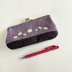 刺繍ペンケース・メガネケース　〈カモミールVL〉
