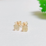 14KGF☆プチjewelピアス・ルチルクォーツ