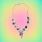 🌿🧚green fairy necklace 🧚🌿