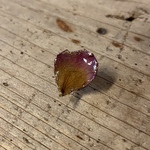 小さな薔薇の花びらのピンズ