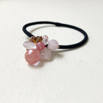 天然石ヘアゴム [Cherry]