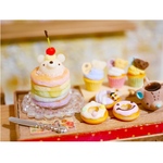 【受注製作】パステルカラー くまさんパンケーキセット
