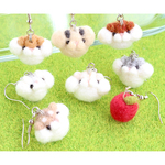 ハムスターのピアス/イヤリング【片耳から販売】