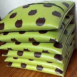 普通ｻｲｽﾞ 猫玉[抹茶] ラミネートポケットティッシュカバー（＝ポケットティッシュケース）