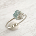 SALE!!【1点もの】ブルートルマリン＊鉱物カケラリング 天然石 原石アクセサリー