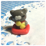 招き猫 グレー 送料込み