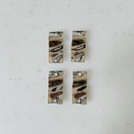 Silver Bumpy Rectangle Connector