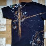 手描き  時と地球 Tシャツ  woman