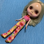 ブライス用アウトフィット、パンツルックピンク