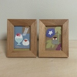 bunbun620様オーダー品  ミニ額2点セット