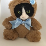 リーくん専用ページ　オーダーメイド　くまの着ぐるみ(小)　愛猫さん　愛犬さん　羊毛フェルト