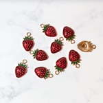 【素材】イチゴ🍓のチャーム 10個
