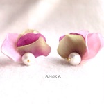  新色  gradationflower  ピアス／イヤリング