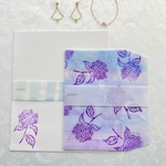 【再販】紫陽花のレターセット　4セット入  A/459