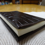 新書サイズ用　革のブックカバー　S-2