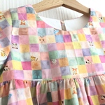 ギャザーワンピース　キューブキャンディ