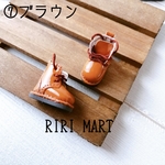 【ブラウン】オビツ11 おしゃれブーツ　シューズ　靴　ob11  ねんどろいどどーる　stodoll