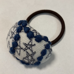 ミナペルホネン　ヘアゴム　handmade tambourine galileo ホワイト