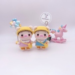 【受注作製】幼稚園のブタちゃん　あみぐるみ　ハンドメイド