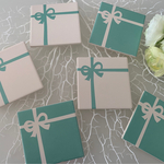 珪藻土　ティファニーブルーリボンのコースター　2枚セット