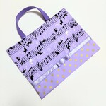 ピアノねこのレッスンバッグ☆パープル☆