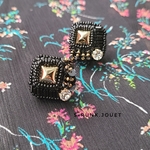 【再販】BLACKイヤリング/ピアス