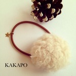 Bunny tail hair elastic (NO202)