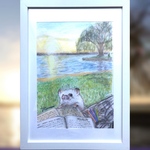 ハリネズミの絵🖼(プレゼント用🎁)