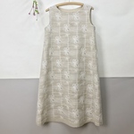【terumikupa様 注文分】リネン  刺繍レース　ワンピース