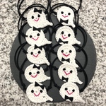 わんちゃん用　コットン糸おばけちゃんトリミングチョーカー トリミングリボン