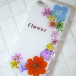 【再販】名入れ無料　押し花iPhone5/5s ケース*【16】