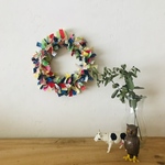 NEW！  FABRIC WREASE KIT  リース　カラフル