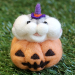 【受注制作】Halloween！かぼちゃハムスター【ジャンガリアン/灰】