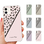 スマホケース 全機種対応 ハードケース iPhone Xpeira Galaxy AQUOS HUAWEI Android One パステル ヒョウ柄 カラー 大人かわいい 大人可愛い 女の子