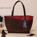 coffee brownの two faceトート　アメリカン
