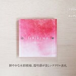 表札プレート【ウォーターペーパー】／各種サイズ・鏡面仕上げ・屋内外OK