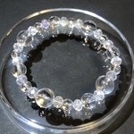 幸せの水晶　キラキラブレスレット