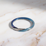 パズルリング ナローフラット チタン 2ピース