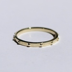 Dome Stud Ring / K10, K18, PT900