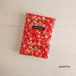 母子手帳ケース( S ) • お薬手帳 • 通帳 ケース　 * ぎゅうぎゅうイチゴ