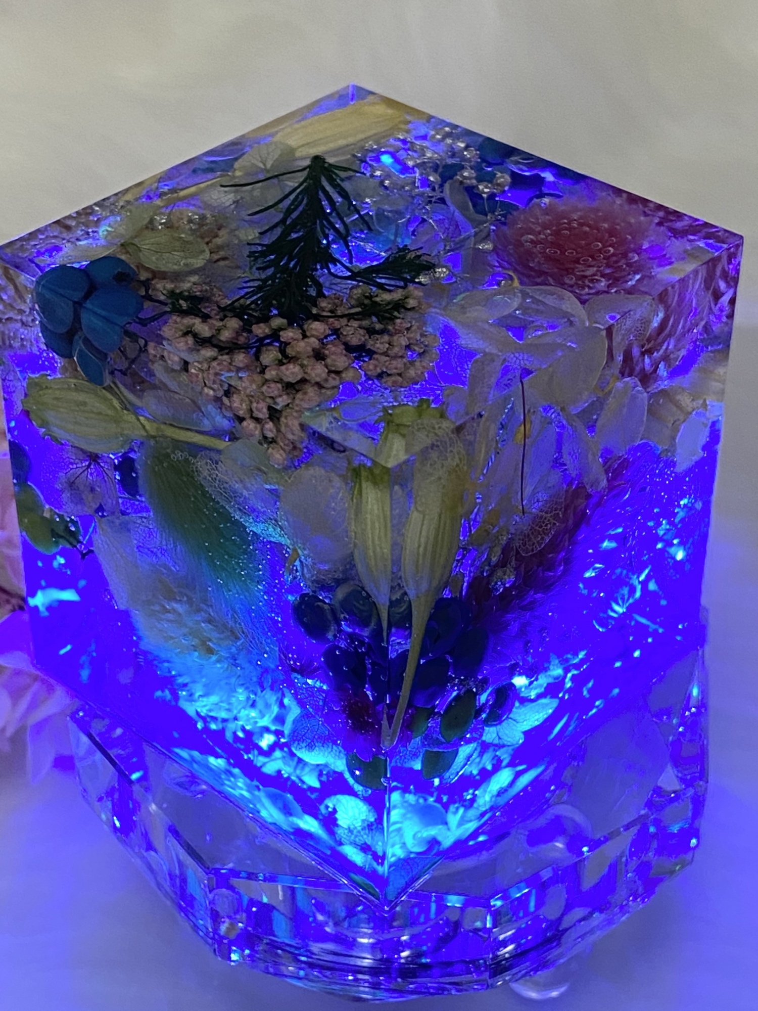 キキララさん専用　ゴールドパワーハーバリウム！ルチル入り！綺麗！ 3color 和風ハーバリウム ～可愛い金魚～ 金魚鉢 夏 - Lulu＊s