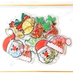 【素材】クリスマス🎄ビニールモチーフ 5種類 各2個 計10個
