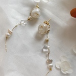 Pure white ピアス/イヤリング　